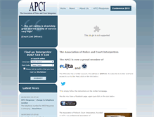 Tablet Screenshot of apciinterpreters.org.uk